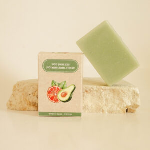 סבון מוצק טבעי - אבוקדו ומנטה